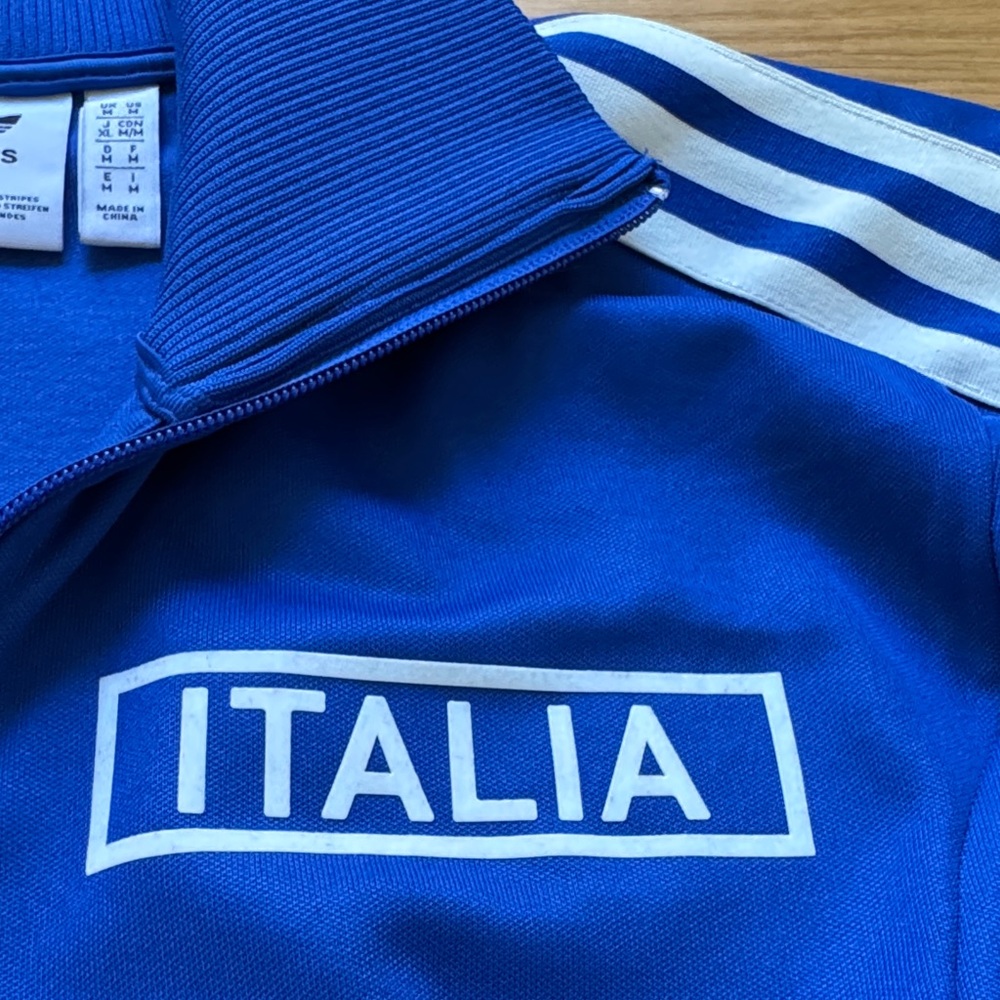 Adidas Royal Blue Italia Track Jacket - Picture 3 of 4